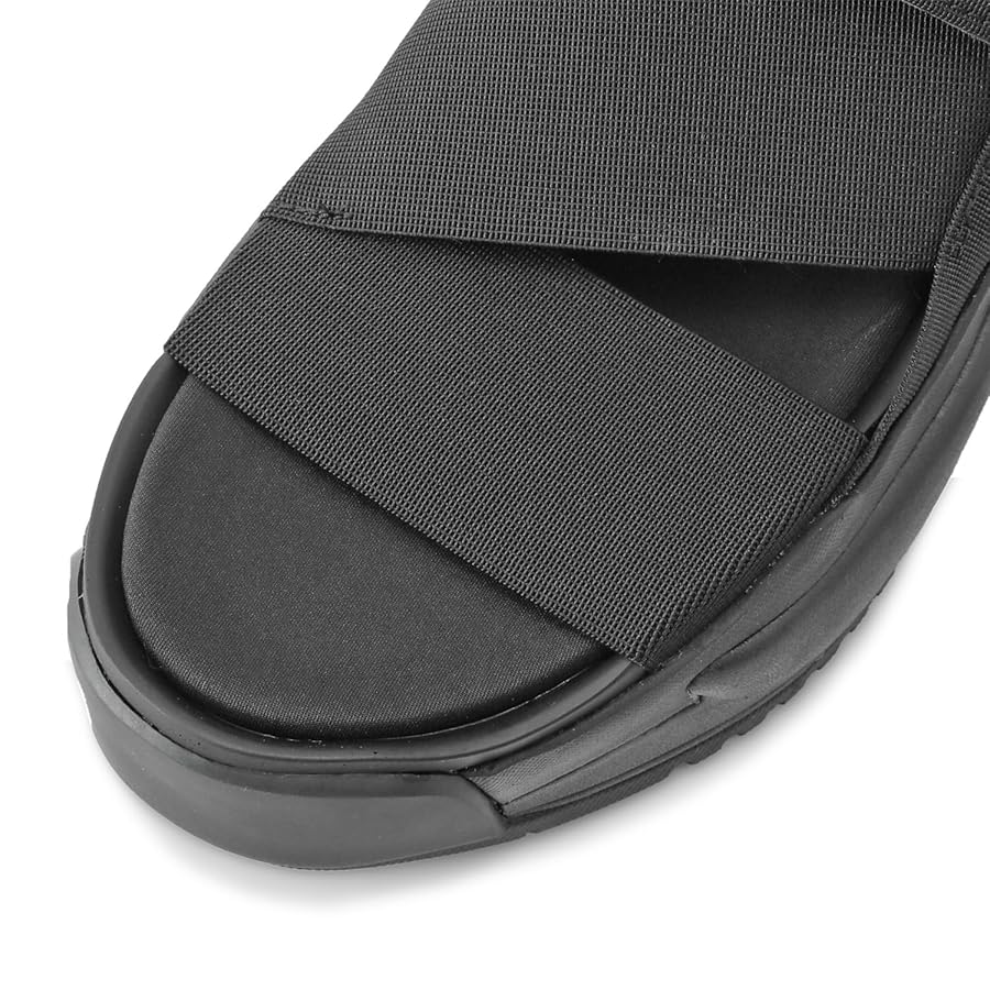 Y-3【ワイスリー】RIVALRY SANDAL BLACK (FZ6401) Black adidas Y-3 Rivalry Sandals | SVD